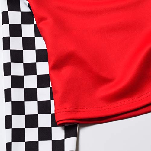 Image of Kids Girls Leather Plaid Long Sleeve Crop Top Hoddie Cropped Sweatershirts