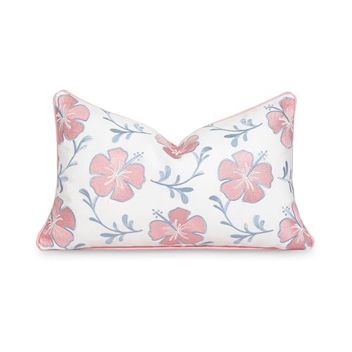 Hofdeco Premium Hibiskus Lendenkissenbezug 30,5x50,8 cm