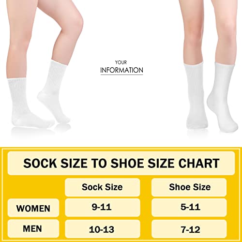 120 Pairs Solid Color Sock Bulk Cotton Crew Sock for Men Women Athletic Casual for Homeless Adult2
