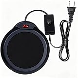 Dialan's Candle Warmer Wax Melter, Warmer Plate for Candle Jar, Wax Cubes Melter, Warmer Plate, Electric Coffee Mug Warmer, Tea or Various Beverages Warmer, for Home, Office Desk, etc(Black)