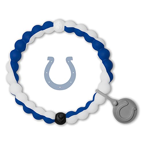 Lokai Silicone Beaded Bracelet for Men & Women, NFL Football Collection - Indianapolis Colts, Extra...