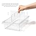 BINO | Pull-out Fridge Organizer | THE HANGER COLLECTION | Fridge Drawer Organizer with 2 Dividers | Clear Pantry Drawer Organizers | Shelf Holder Storage Drawers for Fruits, Veggies & Drinks