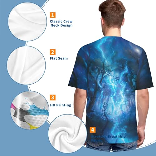 3D Pattern Printed T-Shirt for Men Women Comfortable and Stylish Casual Tee Perfect for Summer Fun and Everyday Wear3