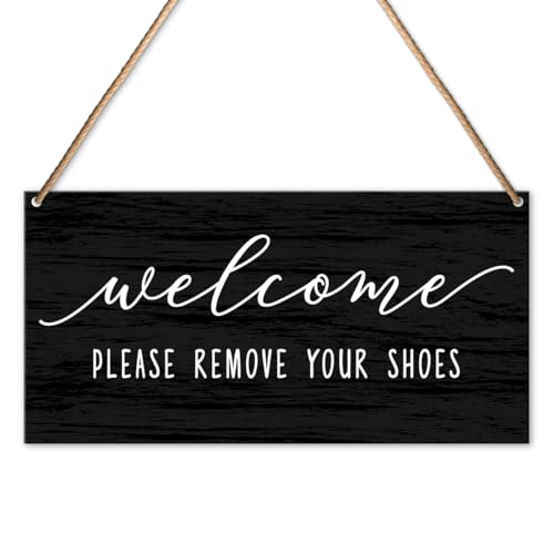 Please Remove Your Shoes Sign, No Shoes Sign for House, Shoes off Sign for Front Door Welcome Decor, Please Take off Your Shoes Sign, Housewarming Gifts for New House Home