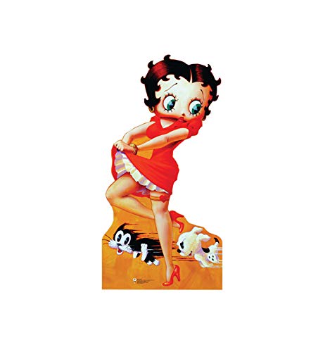 Advanced Graphics Betty Boop with Pudgy and Cat Life Size Cardboard Cutout Standup