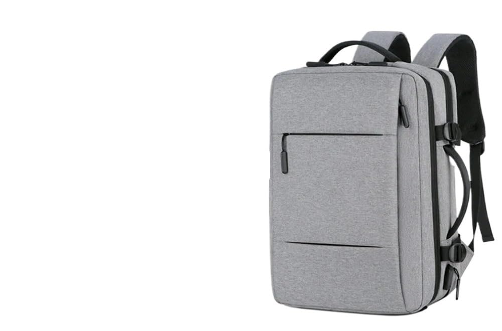 Borsa Reflex Zaino DSLR Classico da Uomo, Borsa for Fotocamera da Lavoro, Scuola, Borsa USB espandibile, Grande capacità, Zaino da Viaggio alla Moda Impermeabile Zaino Reflex(Grey)