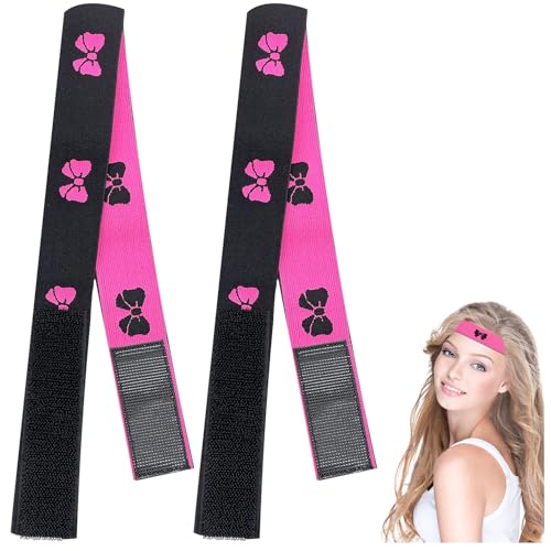 selcouth yyds Wig Bands for Women 2 PCS Elastic Melt Bands for Wigs Adjustable Double Sided