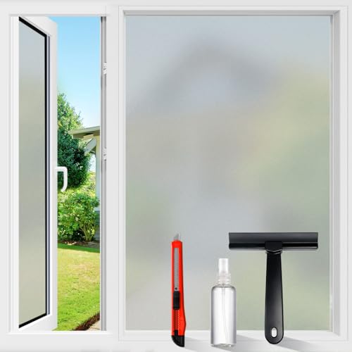 Frosted Window Privacy Film Glass Sun Blocking Tinting for Home,