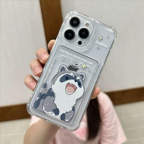 Coque antichoc iPhone 17 Pro Max transparente avec porte-carte pour éviter les pertes