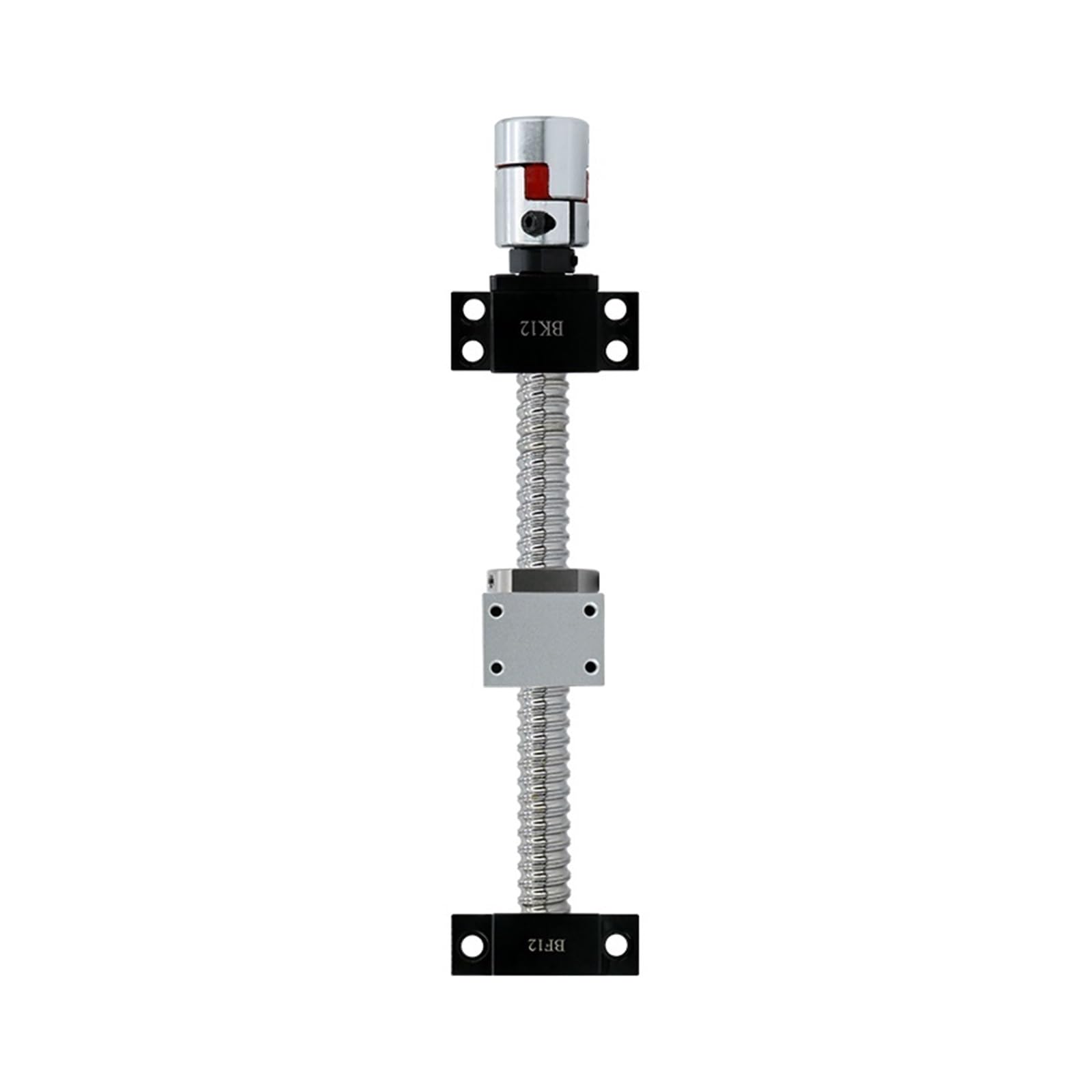 vite a ricircolo di sfere Kit set viti a ricircolo di sfere CNC 25mm SFU DFU 2505 2510 con singolo doppio dado + supporto BKBF20 + alloggiamento DSG25H + accoppiamento D40L66(DFU2505 Double Nut,450mm)