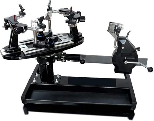KJZQXYX Máquinas de encordar Tenis, máquina de encordar bádminton, máquina de encordar de Doble propósito para Raquetas, rotación de Mesa giratoria de 360 Grados