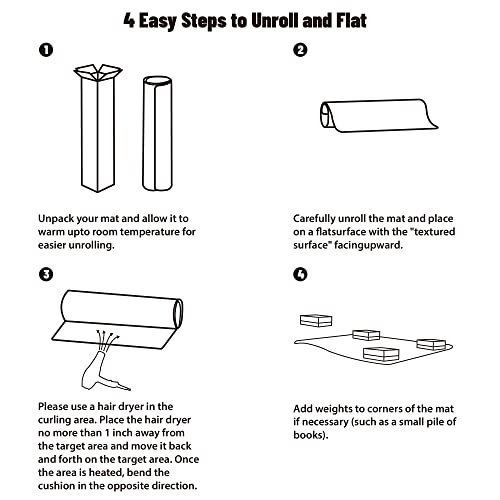 Carpet Chair Mat Rectangular Chair Mat For Carpets | Low/Medium Pile Computer Chair Floor Protector 48"×36" Chair Mats For Office And Home #TOP5