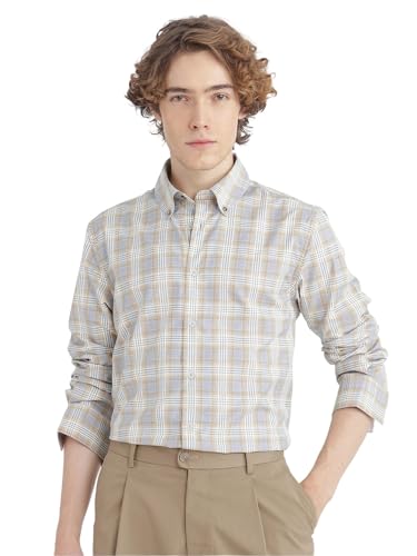 Image of Rare Rabbit Regular fit Checked Shirt