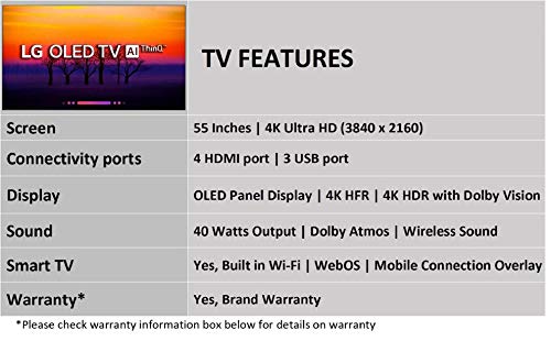 Image of LG 139 cm (55 inches) 4K Ultra HD Smart OLED TV OLED55C8PTA (Black) (2018 model)