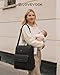 LOVEVOOK Diaper Bag Backpack, 3 in 1 Baby Bag with Changing Pad & Detachable Straps, Large Diaper Backpack for Mom Dad with Stroller Buckles, Black