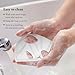 EXEXIUO 2Pcs Sheets Silicone Face Mask Holder Reusable Mask Cover, Anti-Wrinkle Moisturizing 3D Facial Mask Cover Prevent Evaporation Falling Skincare Beauty Spa for Women Men (Transparent, Gold)