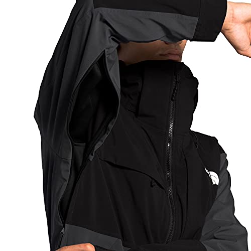 Jaqueta masculina The North Face Apex Storm Peak Triclimate com capuz e isolamento, Asphalt Grey/Tnf