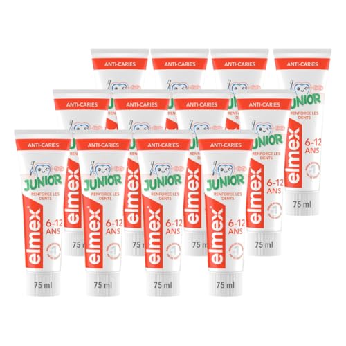Elmex Kinder Zahnpasta Junior 5-12 Jahre 12 x 75ml