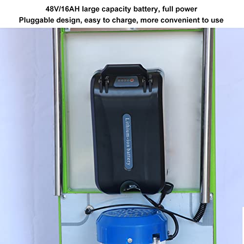 Carretilla eléctrica para escaleras 200Kg 850W verde miniatura 4