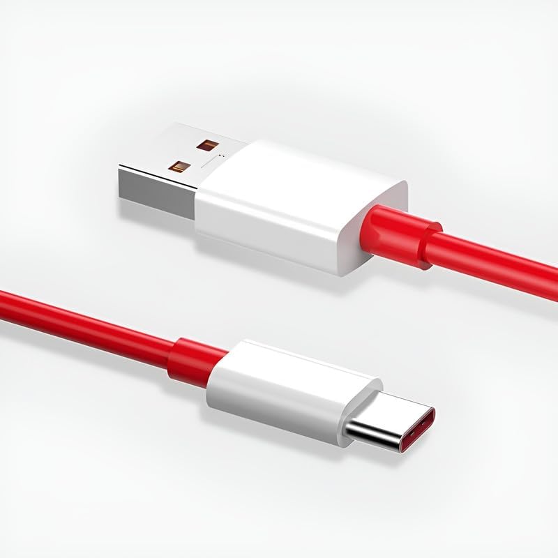 Image of The Black Store Original 30 Watt Warp fast Speed Cable Compatible With Oneplus Nord CE 5G| Nord| 7| 7T| 7 Pro| 7T Pro| 6T BH UY183