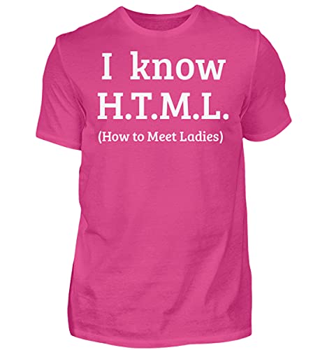 T-shirt HTML rose pour briser la glace en soirée de développeurs