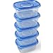 Glad Food Storage Containers, Soup and Salad, 24 Ounce, 5 Count (Pack of 6)