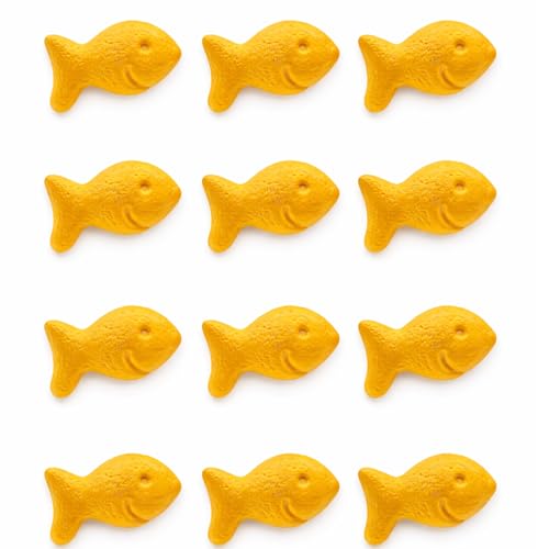 Imanes decorativos para refrigerador de resina Goldfish pack 12 miniatura 2