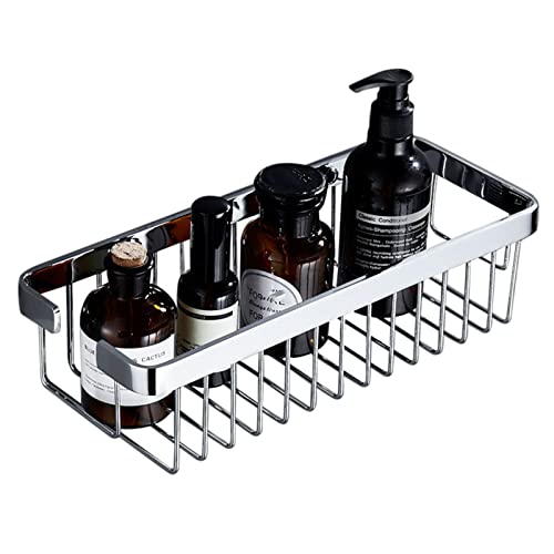 YANYUESHOP Shower Storage Wall Mounted Shampoo Holder for Shower Adhesive Shower Caddy No Drilling Anti All-Copper for Toilet