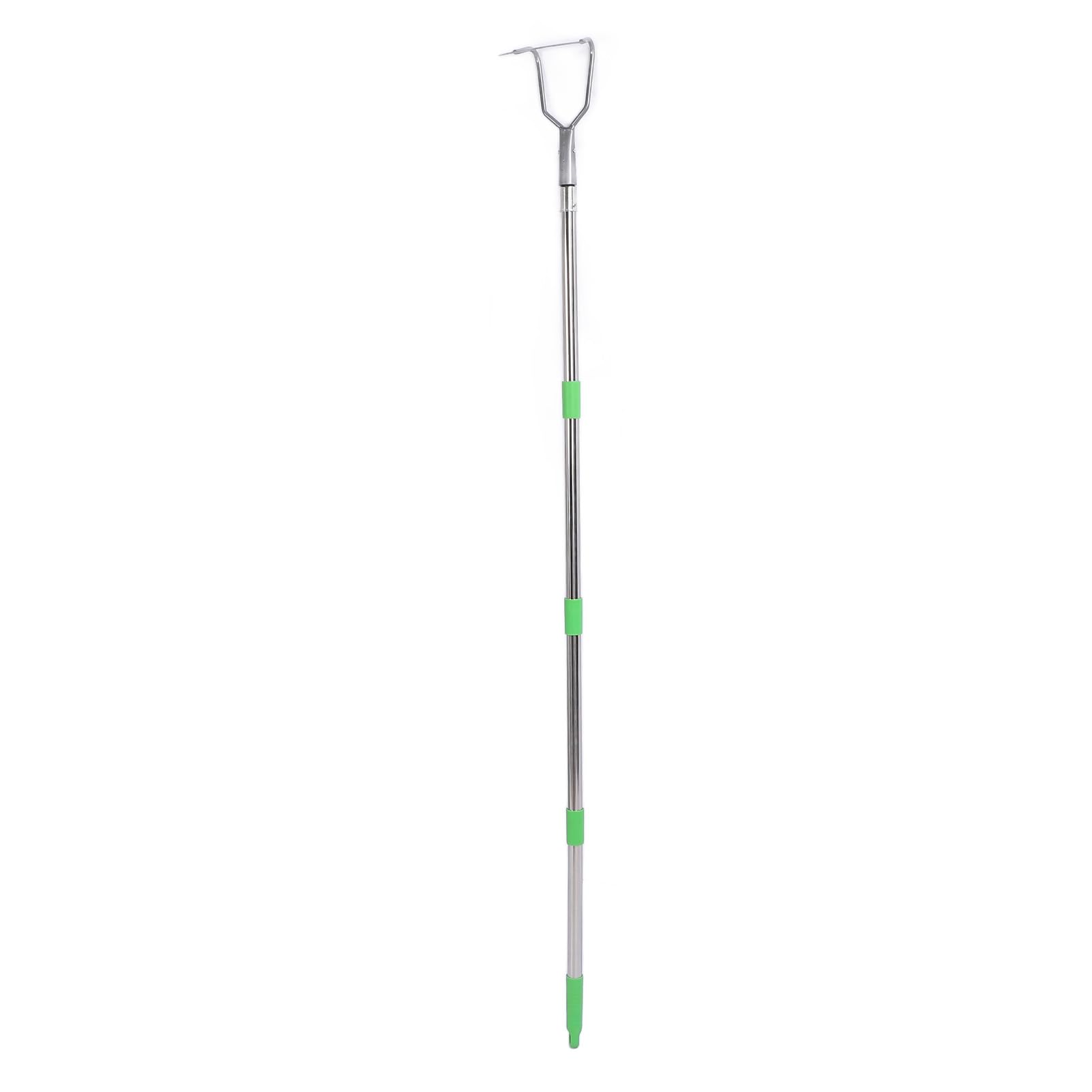 Zappa da giardino, zappa da diserbo in acciaio inossidabile resistente con manico lungo per terreni agricoli, strumento da giardinaggio in altezza regolabile con design cavo per