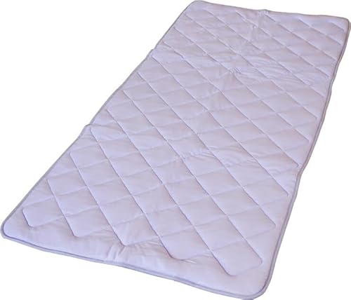 ボルケーノ 吸湿発熱 敷パッド シングル 100×205cm ラベンダー 1枚|寒さ冷え対策 自然な暖かさ ボルケーノ寝具 敷パッド 吸湿発熱性 [4372]