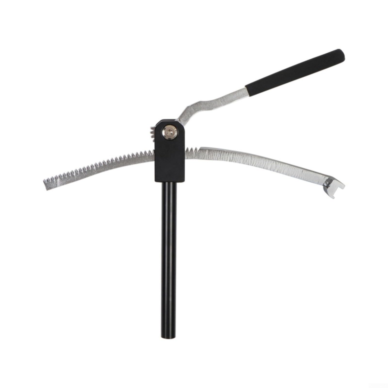 Tragbares Reifenmontage Gestell für Dirt Bike 16-21 Zoll, Werkzeug Kit mit Zahnstange 3 Achsen 10/12/15/17/20/25mm, Schwarz