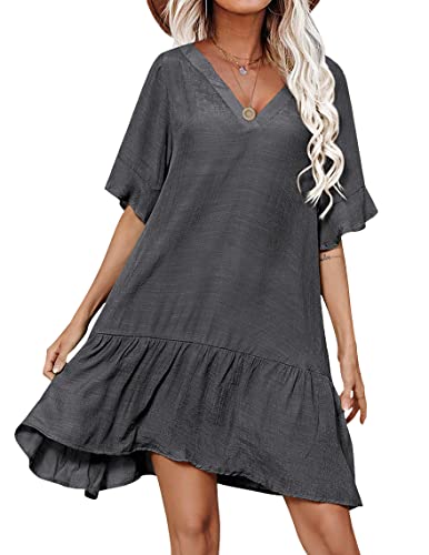 Aoulaydo Womens Sumer Beach Dress Casual Swimsuit...