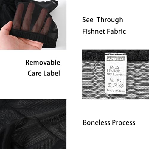 JINSHI Men’s Sexy See Through Underwear Ice Silk Mesh Sheer Boxer Briefs transparent Bulge Pouch ultra thin Trunks4