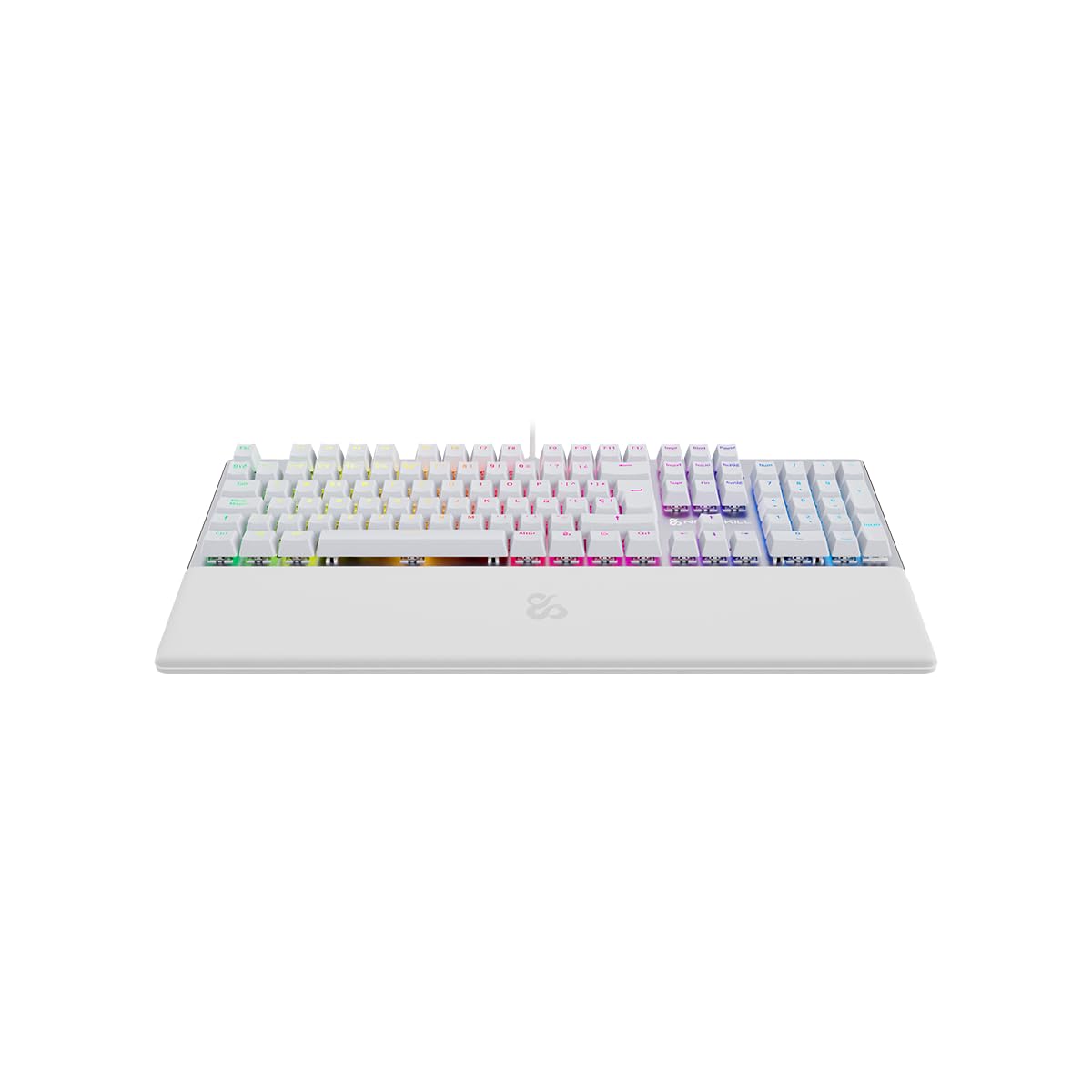 Newskill Serike V2 Blanco | Switch Red Hotswap | Teclado Mecánico Gaming