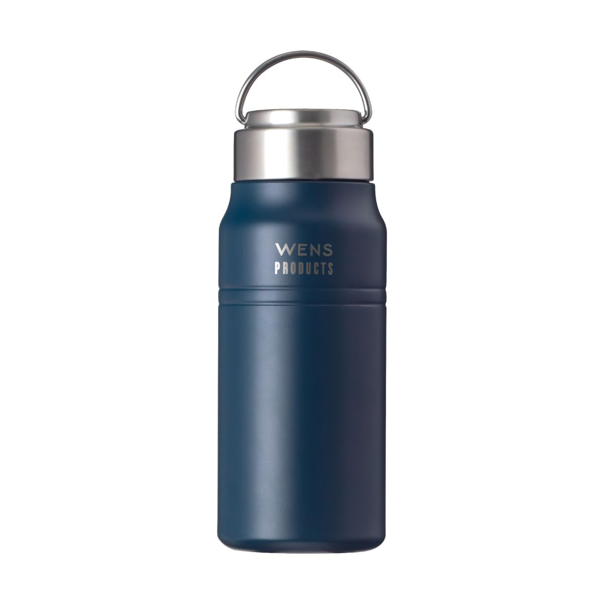 Atlas Thermos Bottle 500ml Keeps Cold and Hot Vacuum Insulated Stainless Steel Mug Bottle Lightweight Drink Directly Easy to Clean Outdoor Wens Wens 530ml Navy White Hot Water AWPB-501NV