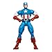 Marvel Legends Series Captain America, Avengers Retro Comics Secret Wars Collectible 6 Inch Action Figure with Shield