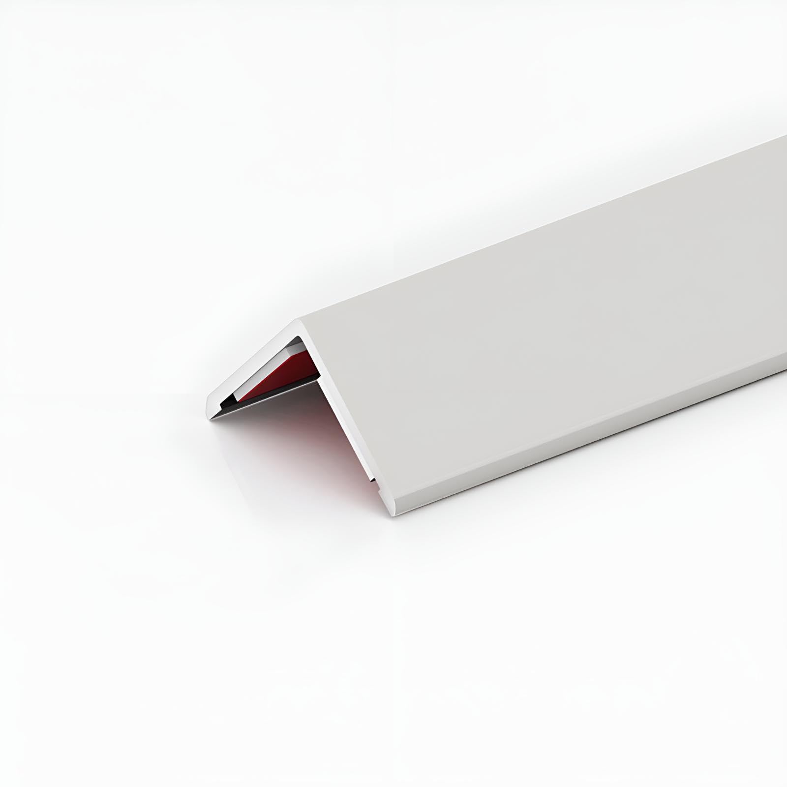 Raouoae Edge Protection Profile, Self-Adhesive Aluminum Alloy Corner & Angle Protector, 3x100cm For Safe, Elegant Solutions In Kitchens, Children’s Rooms & Workshops(Elfenbeingrau,Breite 1.5 cm)