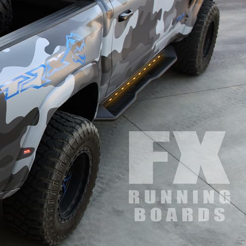 Estribos LED Secuenciales FX para Toyota Tacoma Doble Cab miniatura 4