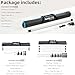 NANLITE PavoTube II RGBWW LED Light Tube, Color RGBWW LED Pixel Tube Photography Handheld LED Video Lighting Wand with AC Chargers, Mounts, and Case Battery Powered (PavoTube II 15C 1Kit)