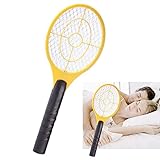Yizemay Zapper Electrónico de Insectos, Matamoscas con Raqueta de Insectos para Acampar en Interiores y Exteriores