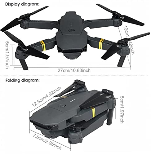 EElabper Drone Quadcopter E58 WiFi FPV Quadcopter Mini Faltbare Drohne 4K-Kamera-Unterstützung Auto Return mit… – Bild 7