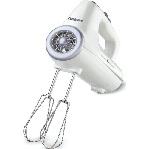 Cuisinart CHM-3FR 3-Speed Electronic Hand Mixer, White (Renewed)