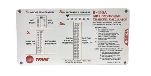 Trane Calculator Kit - (1) Trane Ductulator for Metal Duct and (1) R-410A Charging Calculator