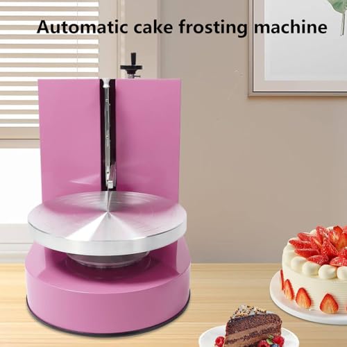 Machine à glaçage électrique pour gâteaux, racleur à crème, Machine à décorer réglable pour Une Application Lisse de la crème, idéale pour la décoration de gâteaux d'anniversaire