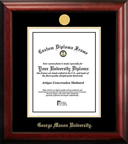 Campus Images George Mason University Gold Embossed Diploma Frame