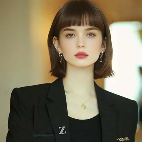 Image of Letter Brooch Pins Initial Rhinestone Brooch for Women Crafts, Silver Plated Metal A-Z 26 Letters Rhinestone Crystal Lapel Pin Brooches