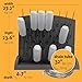 Bottle Drying Rack Kitchen Organizer, Wall Mounted Commercial Dryer for Squeeze Sauce Bottles Glassware, Lab Drying Racks, Test Tube Holder, Sink Drain Rack (53 Pegs)