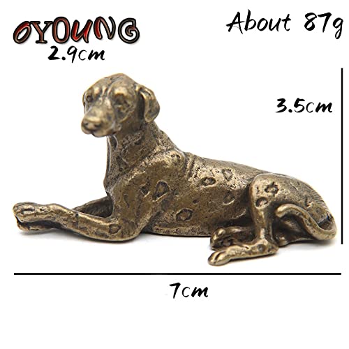 Amazon.co.jp: アンティークの銅の装飾品ヴィンテージ純真鍮犬の置物