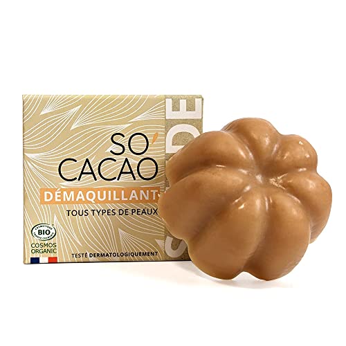 Démaquillant solide Bio So'Cacao - Au beurre de Cacao - 45g...