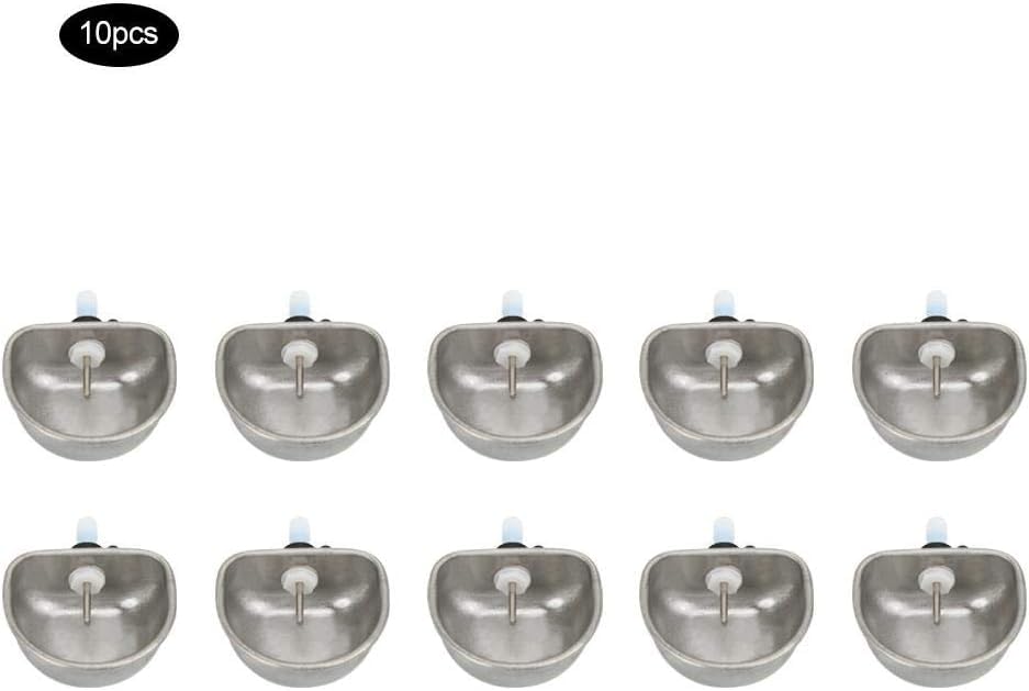 Abbeveratoio Automatico Per Conigli In Acciaio Inox - 5 Pezzi Con Beccuccio A Capezzolo - Foto 4